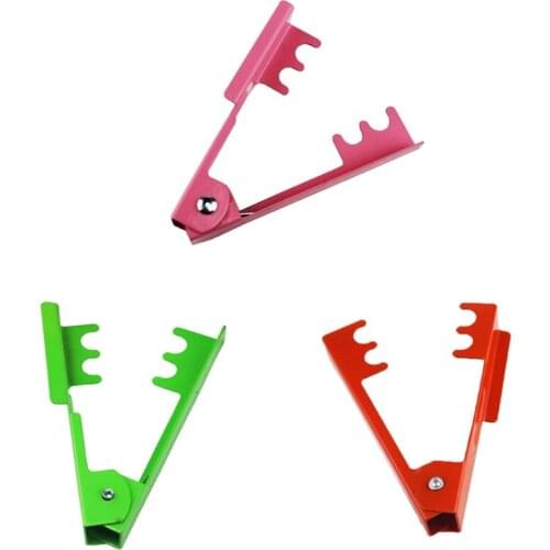 Portable Florist Metal Garden Flower Rose Thorn Stem Leaf Stripper Pink/Green/Red Stainless Steel Removing Burrs