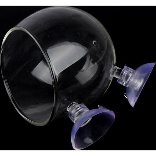 Fish Tank Accessories Clear Crystal Glass Plant Pot Plant Cup Holder Aquarium Landscapes Cups New