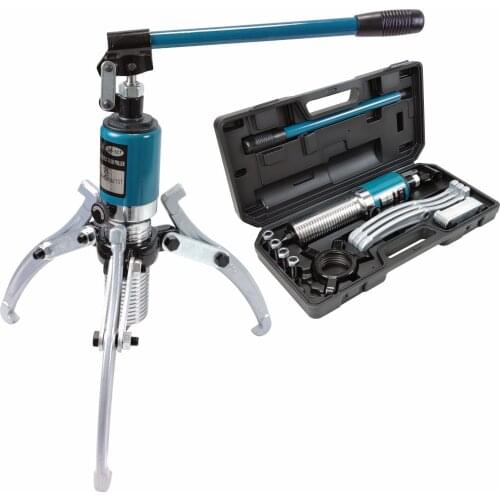 10Ton Hydraulic Gear Puller Wheel Bearing Pulling Separator pulley puller 3 in 1 Pump Oil Tube Drawing Machine M/Case