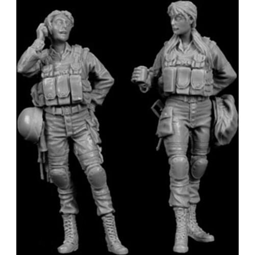 1/35 Resin Figure Building Kit Unpainte Figure