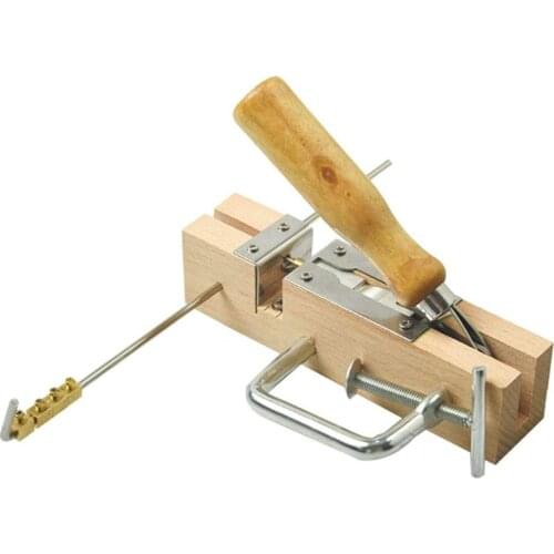 1 Set Beekeeping Box Frame Drill Bee Case Device Eyelets Puncher Equipment Apiculture Tools Wood Stainless Steel Kit