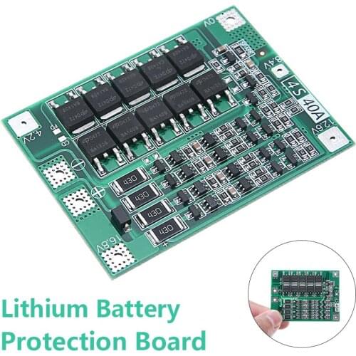 4S 40A Li-ion Lithium Battery Protection Module 18650 Charger BMS Protection Board For Drill Motor 16.8V Cell Module Kits