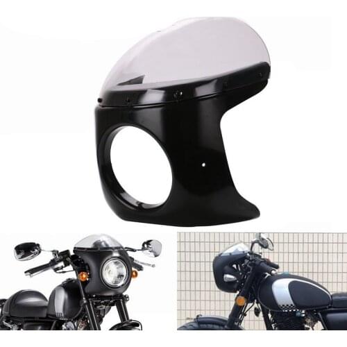 Suitable for Harley Motorcycle Refitting Accessories Headlamp Handlebar Fairing Motorcycle Head Cover Retro Fairing 7 Inches