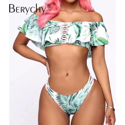 Berychy Swimwear With Ruffles