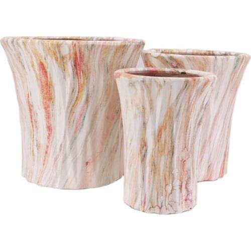 Succulent Bonsai Ceramic Gold Pot For Plants Modern Piece VASE Floor Garden Color