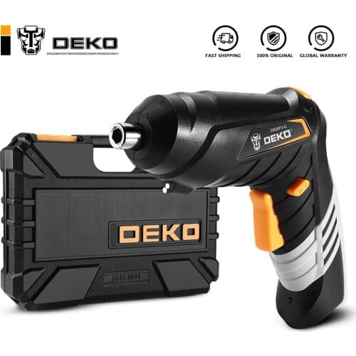 DEKO DKCS3.6O1 S1/S2/S3 Electric Cordless Screwdriver Keyless Chuck Charging Battery