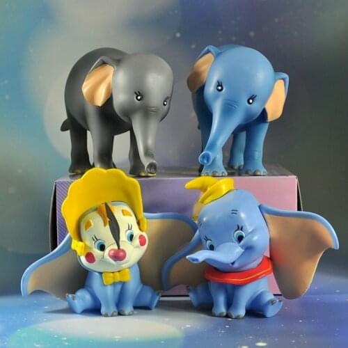 Disney Kid Toys 10cm Dumbo Elephant Dumbo Anime Figure Pvc Action Figure Toys For Children Birthday Party Gifts