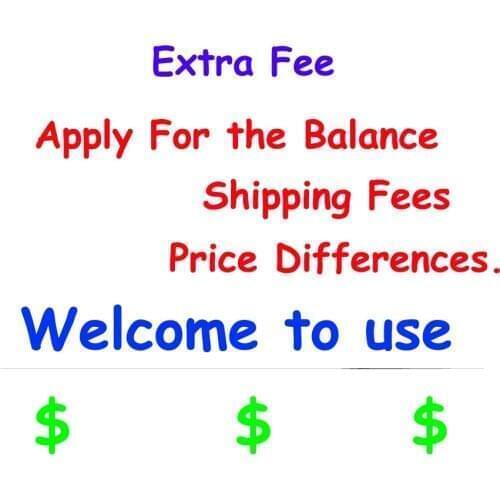 Add the Tempered glass The Payment the Balance Shipping Fees Price Differences