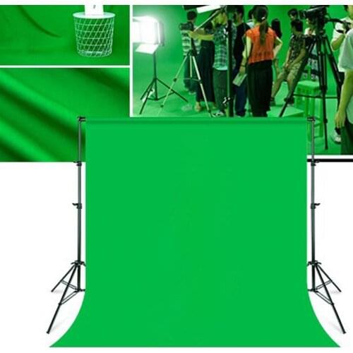 Green Screen Photography Backdrop Polyester Cotton White Black Blue Solid Color Photo Background Thicken Backdrops Cloth