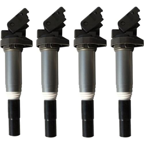 Suitable for BMW original quality ignition coil 4-piece set 1 3 5 6 7 X3 X5 X6 Z4 ALPINA B6 B7 2.0L 3.0L 12138616153 12138611236