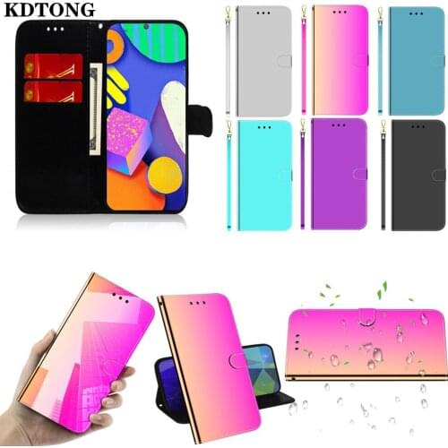 Flip Leather Phone Case for Xiaomi Poco M3 C3 X3 NFC Redmi 9A 9C Note 9 9S Pro Capa Mirror Surface Card Solt Wallet Stand Cover