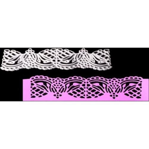 SCD715 Laces Metal Cutting Dies For Scrapbooking Stencils DIY Album Cards Decoration Embossing Folder Die Cuts Molds Tools New