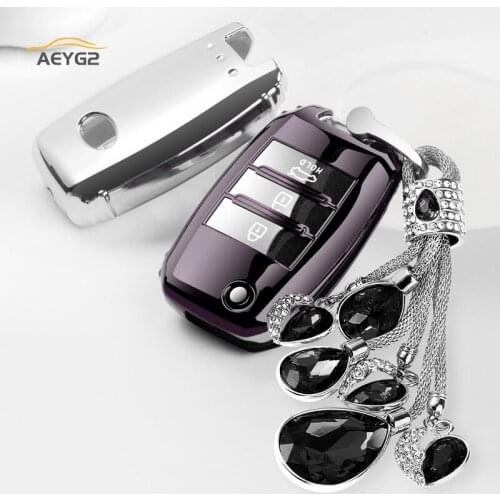 Soft TPU Car Remote Key Full Cover Case For KIA Sid Rio Soul Sportage Ceed Sorento Cerato K2 K3 K4 K5 Key Protector Shell Holder