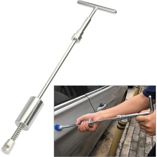 Paintless Car Dent Repair Tool Kit Slide Hammer Puller Tabs +100-240V 100W Hot Melt Glue Gun with Glue Sticks US