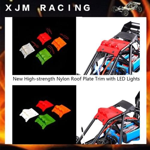 Nylon Roof Plate and Roof Plate with LED Lights for 1/5 Hpi Rovan Kingmotor Mcd Gtb Racing Baja 5b 5t 5sc Ss Truck Rc Car Parts