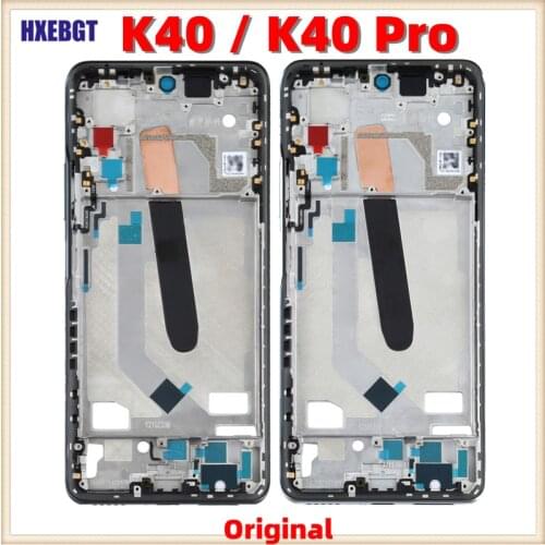 Original For Xiaomi Redmi K40, K40 Pro LCD Front Frame Middle Bezel Housing Chassis Smartphone Repair Parts