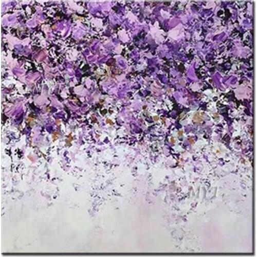 Unframed Thick Textured Modern Hand Painted Palette Knife Oil Painting Canvas Wall Art Picture For Living Room Home Artwork