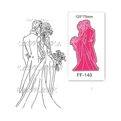 Wedding wedding Metal Cutting Dies Stamps for DIY Scrapbooking Photo Album Decorative Embossing Paper Card Crafts Die Cut