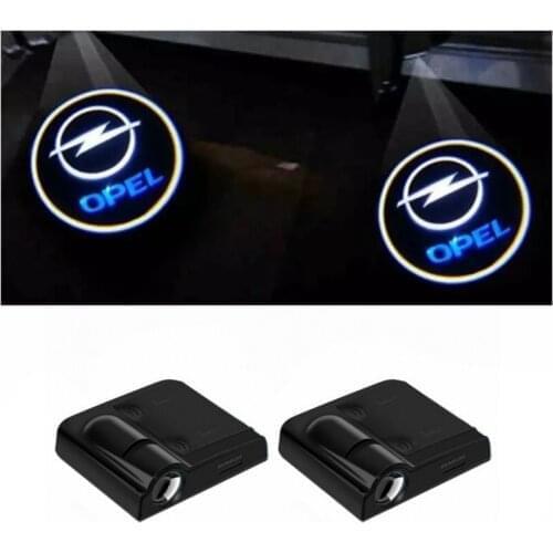 For Opel Insignia Corsa GSi Astra j g Mokka Meriva Renault Captur Triber Koleos Kadjar LED Car Door Logo Projector Welcome Light