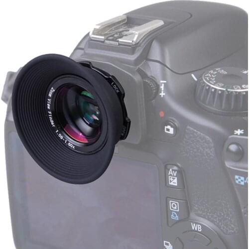 1.08-1.6X Viewfinder Magnifier Eyepiece Eyecup Adjustable Zoom Magnifying For Canon Nikon Olympus Pentax Sony Fujifilm Samsung