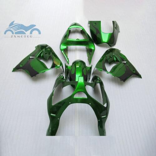 High quality fairing kits for KAWASAKI Ninja ZX9R 2000 2001 motorcycle sports body repair fairings kit 00 01 ZX 9R green black