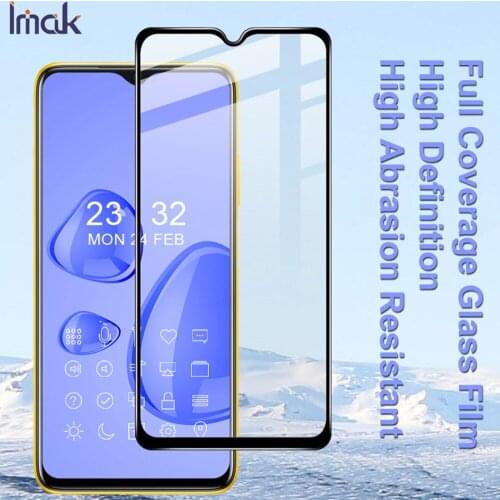 Imak Tempered Glass Protective For Poco M3 oleophobic Full Screen Glue Guard For Xiaomi Little M3