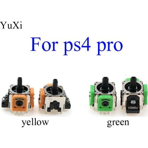 YuXi 2PCS Replacement Right Left For PS4 Slim Pro 3D Joystick Analog Stick Sensor For Playstation Controller