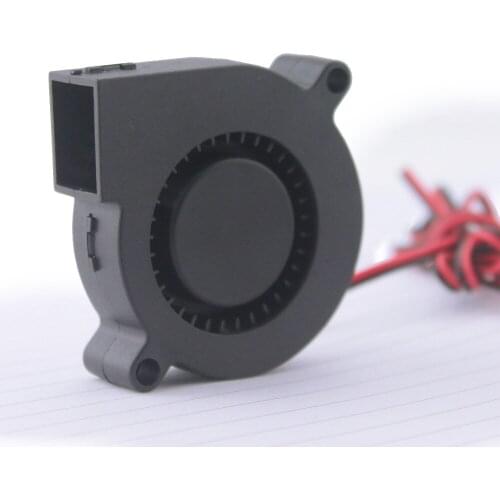 Gdstime 10 pcs 5015 DC 12V 0.12A High Speed 4500RPM Centrifugal Blower Fan 50mm x 15mm Small Cooling Fan Cooler 5cm