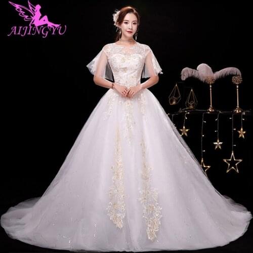 AIJINGYU Dresses In Turkey Gowns Bridal Robe Size Plus Fashion Dreess Ladies Gownes Medieval Wedding Dress