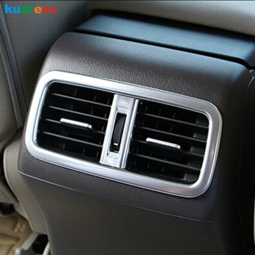 For Honda CRV CR-V 2012 2013 2014 2015 ABS Matte Interior Auto Accessories Rear Seat Air Condition Outlet Vent Frame Cover Trim