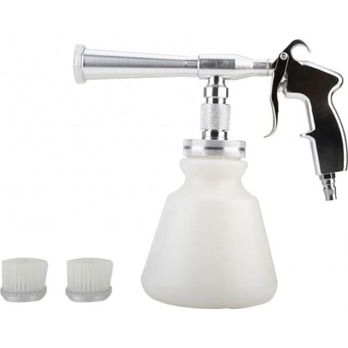 Car Interior High Power Air Pulse Cleaning Washing Sprayer with Brush Adapter