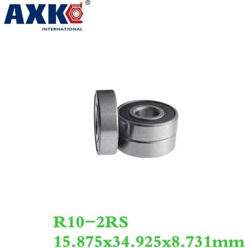 AXK R10 Hybrid Ceramic Bearing 15.875*34.925*8.731 mm ( 1 PC) Industry Motor Spindle R10HC Hybrids Si3N4 Ball Bearings 3NC R10RS
