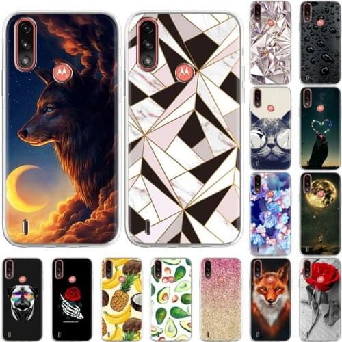 Multi-style Case For Moto E7 Power Cases Silicon Soft TPU Capas For Motorola E 7 Power 4G Cool Shockproof Pattern Cover Etui
