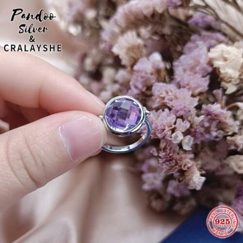 CRALAYSHE Rings With Crystals