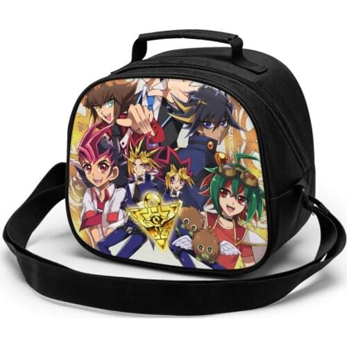 Yu Gi Oh Children Lunch Bag Lunch Bag Student Portable Insulated Office Lunch Box Picnic Bags Thermal Food Tote Handbag