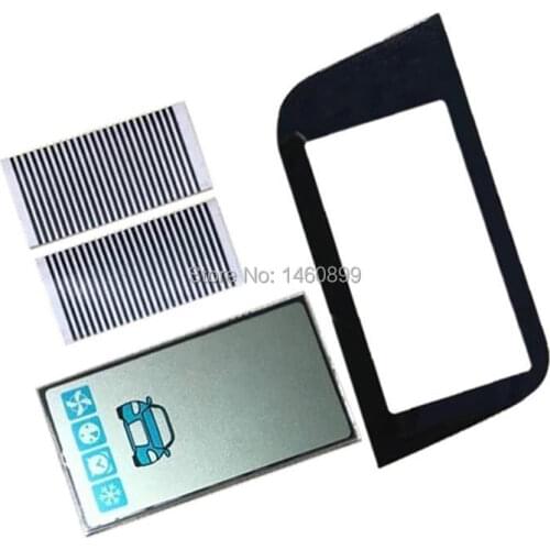 20 pcs/lot A93 lcd display Flexible Cable + keychain Glass Case for Starline A93 GSM lcd remote control 2 way Car alarm system