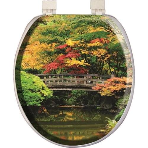 Softy Classic Pattern Soft Toilet Seat Cover White