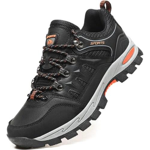 2021 New Men Hiking Shoes High Quality Sneakers Autumn Lace Up Trekking Mountain Climbing Athletic Men Outdoor Sport Shoes