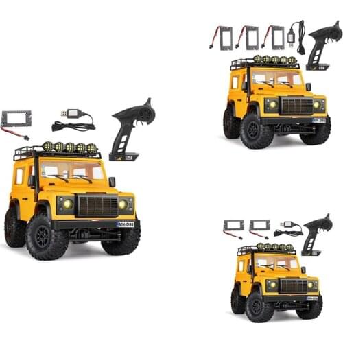 For 1:12 Scale MN Model RTR Version WPL RC Car 2.4G 4WD Mn98 RC Rock Crawler D90 Defender Remote Control Truck Toys
