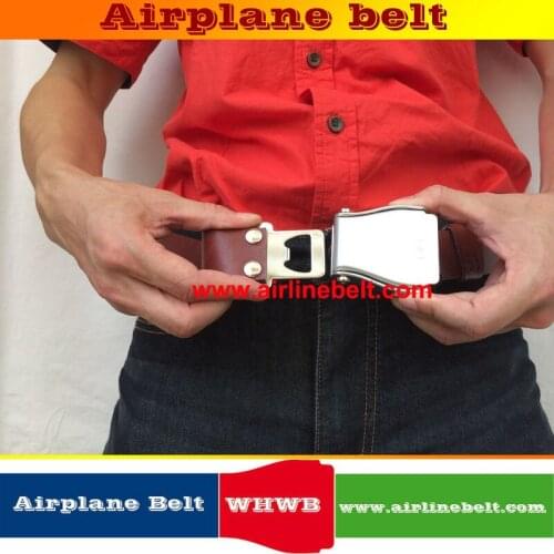 Middle size aircraft branding Airplane seat belt buckle real genuine Italy leather women fashion strap men belts free shipping