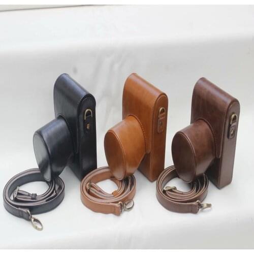 Camera Bag Luxury Digital Camera For Leica Q full Leather Camera Holster For Leica Q Cameras Cover Shoulder Strap Bags