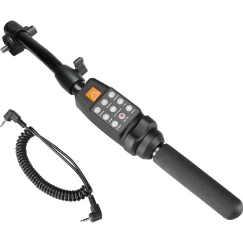 E-IMAGE EI-28RC tripod Zoom DV camcorder remote control handle camera tripod handle For SONY CANON Video camera