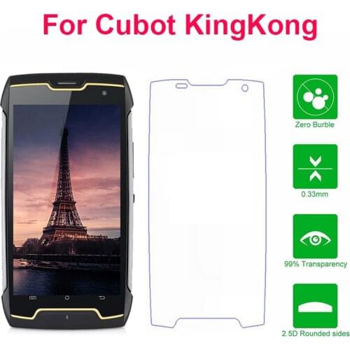 For Cubot KingKong Tempered Glass Screen Protector LCD Smartphone Film Replacement For Cubot KingKong 3G Case Glass Protector