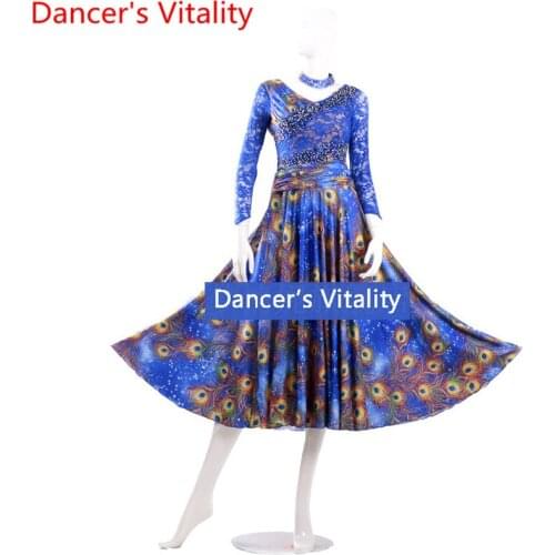 Lady ballroom dancing dress new dance dress Jumpsuit skirt dance dress practice Waltz