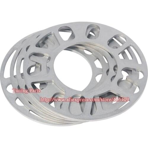 4pcs/lot) 4x100 4x108 4x114.3 5x100 5x105 5x108 5x112 5x114.3 5x120 Universal ar Wheel Spacers ET Adjusting Shims