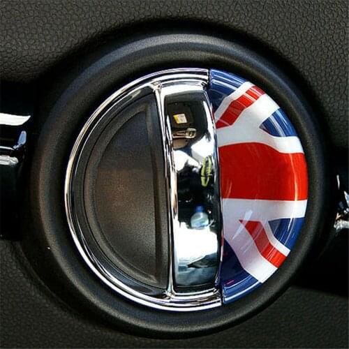 ABS Interior Door Handle Cover Caps for Mini Cooper F Series JCW ONE S F54 Clubman F55 Hardtop F60 Countryman 4pcs Car Decals