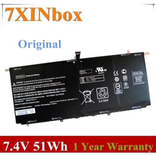 7XINbox 7.4V 51wh Original RG04XL Laptop Battery For HP Spectre 13-3000 13t-3000 series RG04XL RG04051XL Tablet