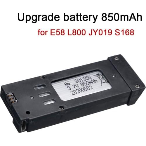 3.7V 850mAh Lipo battery for rc drone E58 JY019 S168 Accessories Remote control drone Helicopter Quadcopter battery spare parts