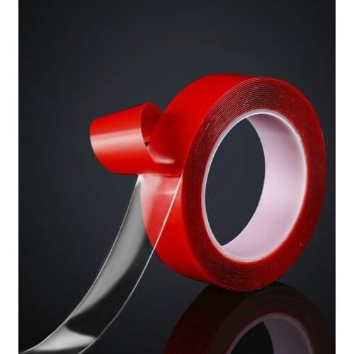 Acrylic Double - sided adhesive Tape super thin transparent and non - residue acrylic long 3m or 10m