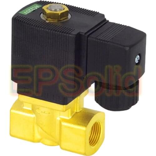 Free Shipping 1/2 inch Solenoid Control Brass Material 2/2 way Diaphragm Solenoid Valve Water 2231015